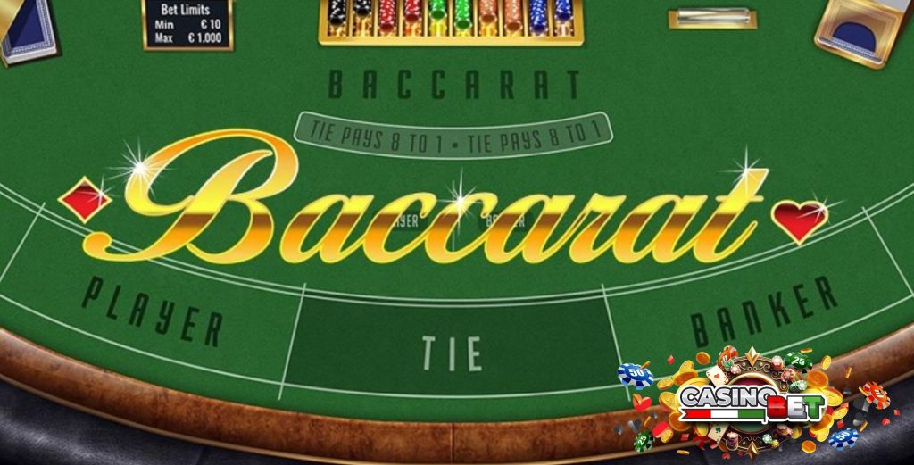 Baccarat online kaszinók.