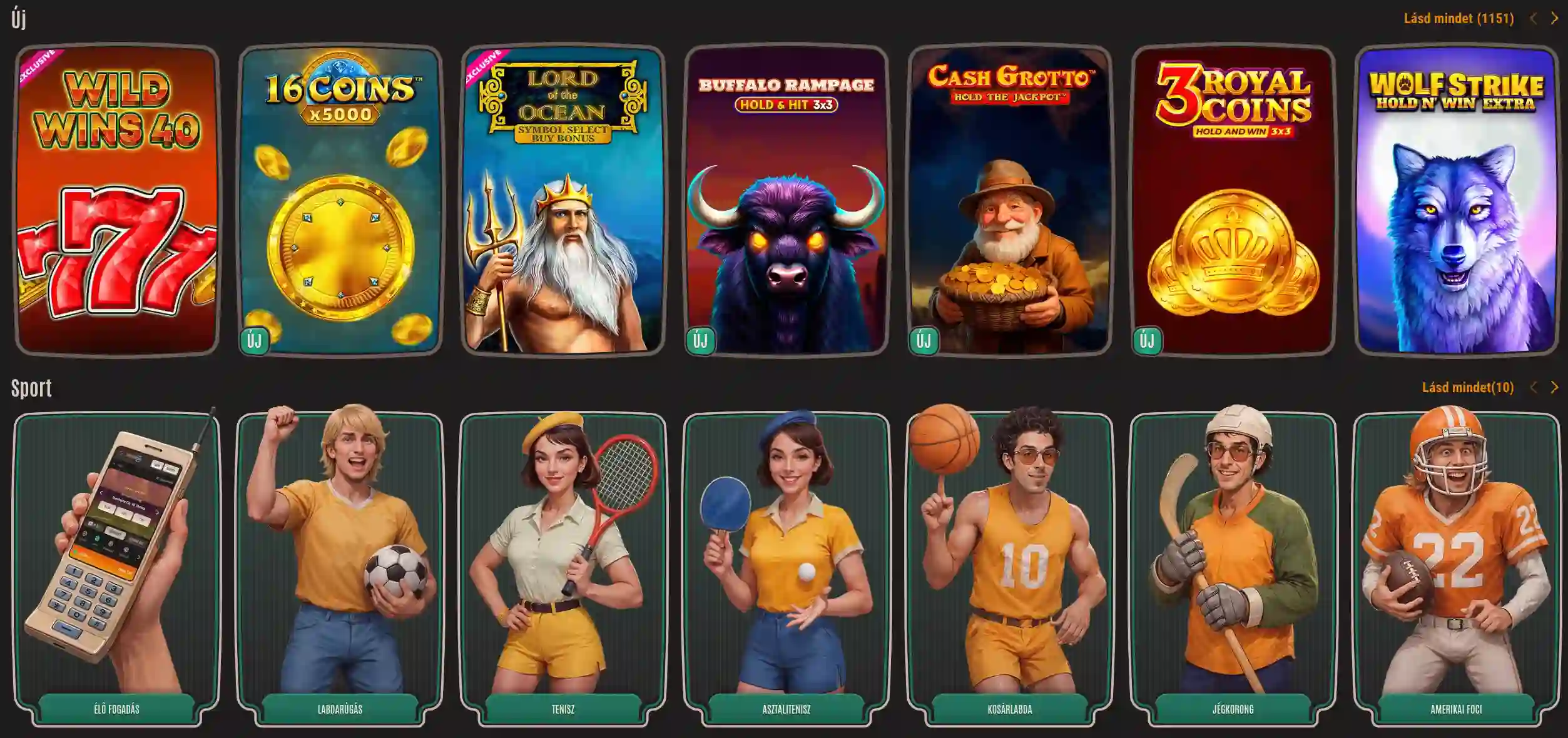 Neon54 kaszinó game.